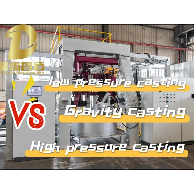 What are the differences between low-pressure, gravity, and high-pressure casting